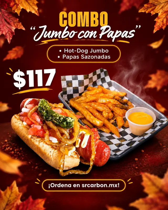 Combo Jumbo con papas
